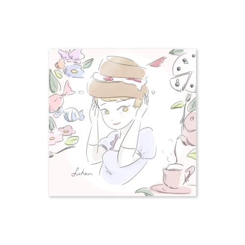 ケーキちゃん Sticker