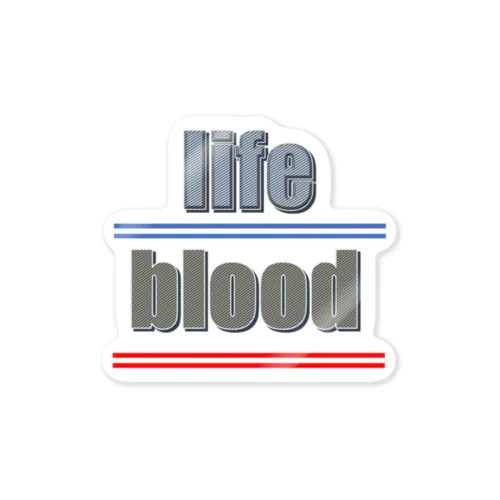 life blood ステッカー