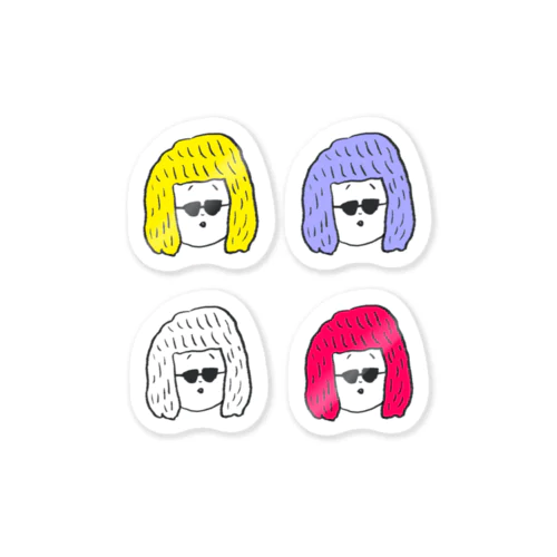 ４兄弟 Sticker