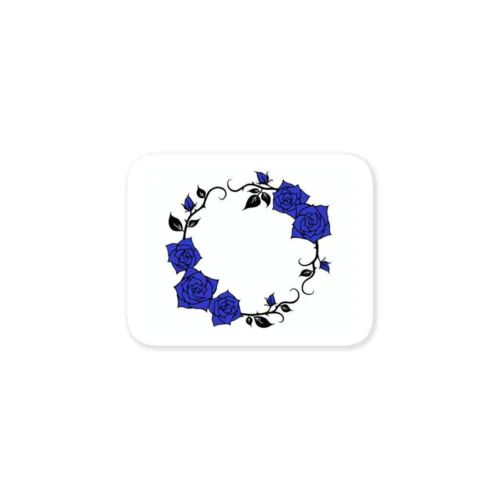 Blue Rose Sticker