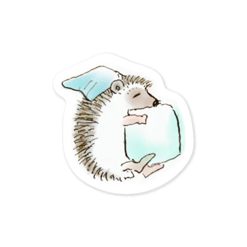 おやすみハリネズミ(大) Sticker