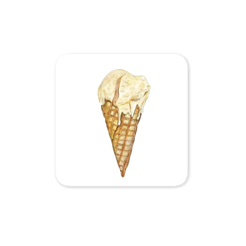 Retro Ice Cream Sticker ステッカー