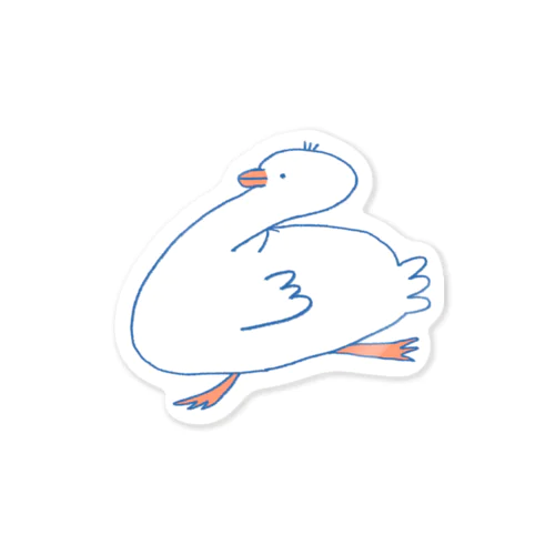 楽しいコールダック Sticker