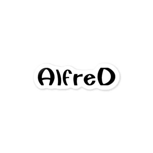 Alfred by Alfred Oakwood Sticker