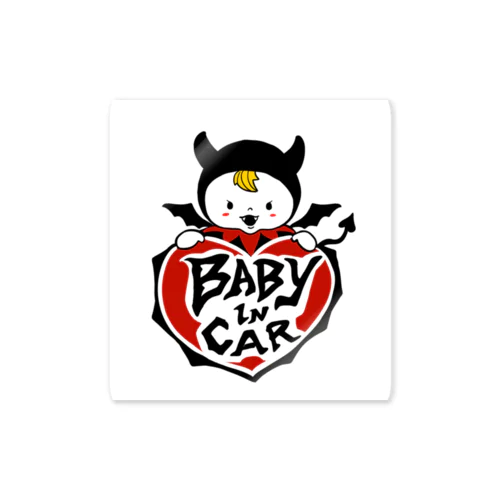 baby  in  car(ベビーインカー) Sticker