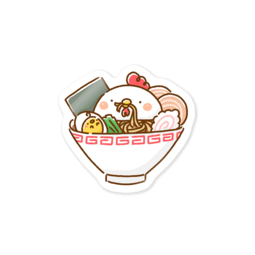 こっこさんとぴ。(ラーメン) Sticker