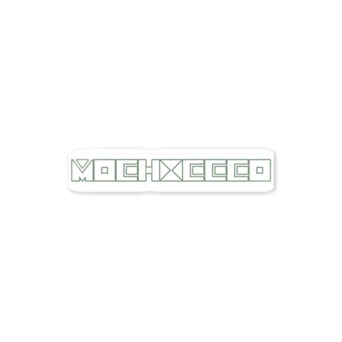 mochiii channelグッズ (mochiccco green) Sticker