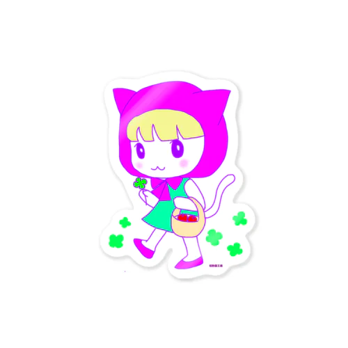 ねこずきんちゃん Sticker