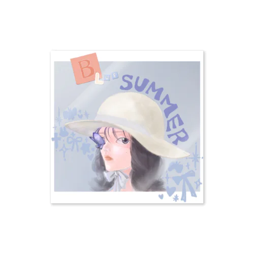 Summer cheki  Sticker