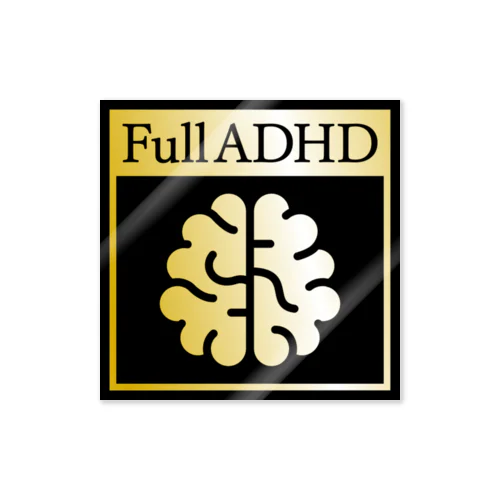 Full ADHD Sticker