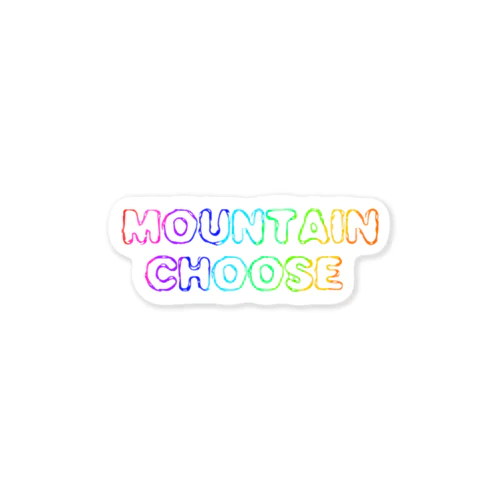 MOUNTAINCHOOSE Sticker