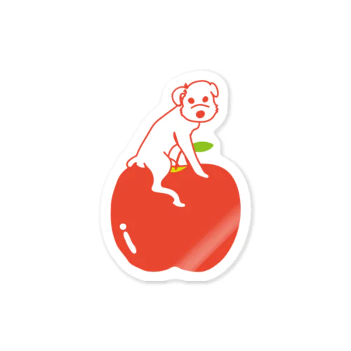 Red Apple Sticker