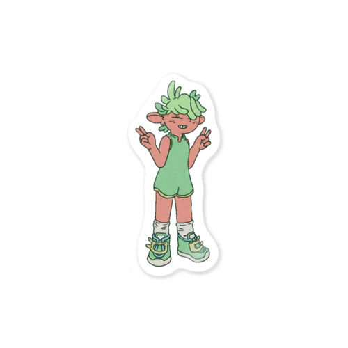 モノリス宇宙の子 Sticker