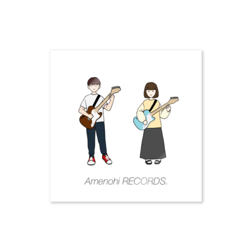 Amenohi RECORDS. Sticker