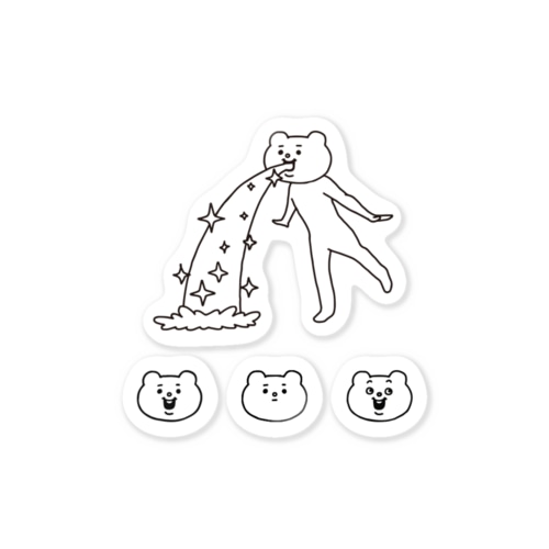 ベタックマ いろいろシール Sticker