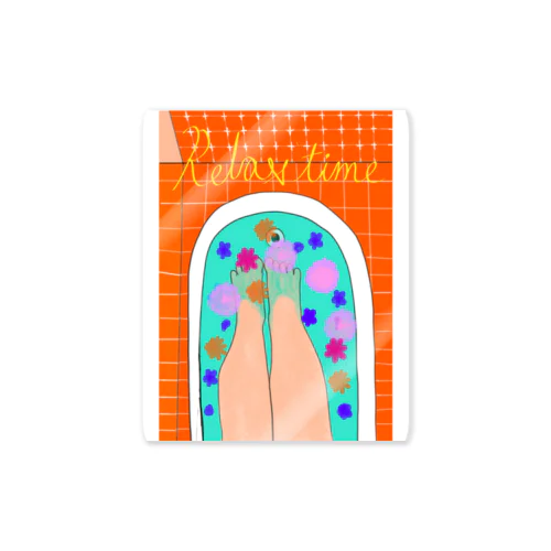 Relax time Sticker