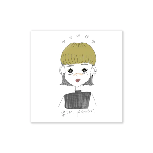 girl power. Sticker