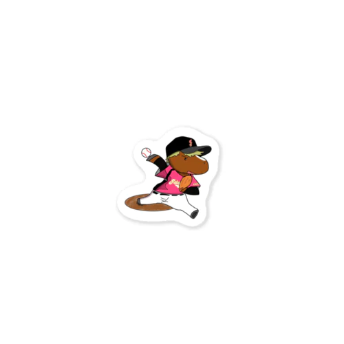 炎の剛腕　ターキーくん Sticker