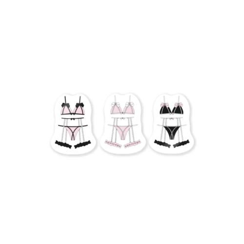 ♡pink lingerie♡ Sticker