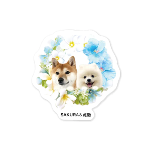 SAKURA&虎徹 Sticker