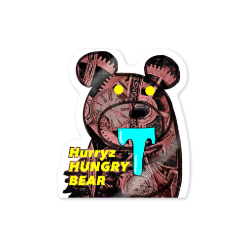 Hurryz HUNGRY BEAR スチームパンク2 Sticker