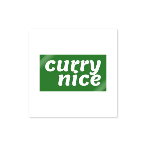 CURRY NICE Sticker