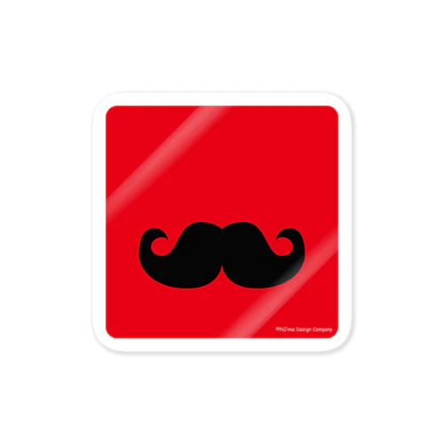 moustache ステッカー