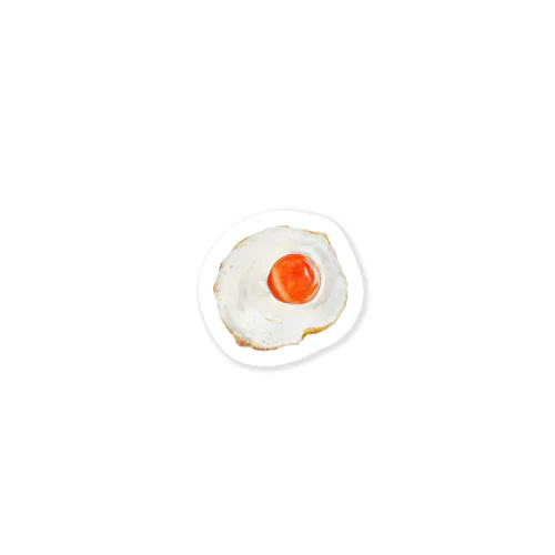 Retro Fried Egg Sticker ステッカー