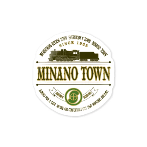 MINANO-TOWN Sticker