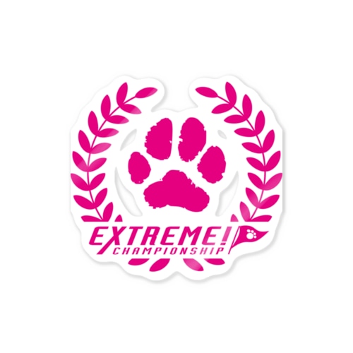 ドッグスポーツ・エクストリーム　ロゴ（丸形） Sticker