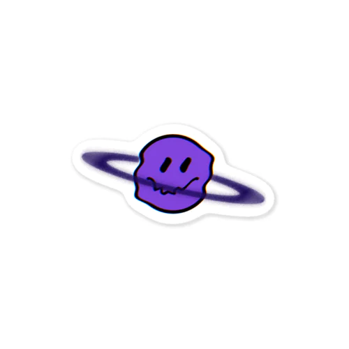 purpleワープ Sticker