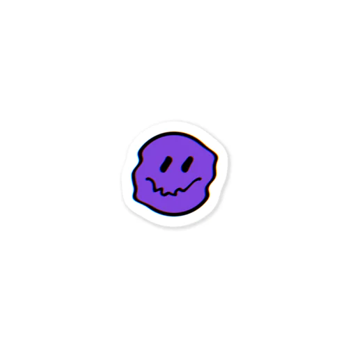 purpleワープ Sticker