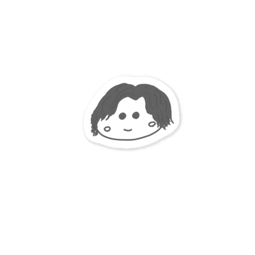 休日の男の子 Sticker