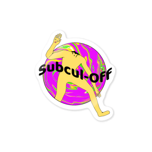 Subcul-OFF!! Sticker