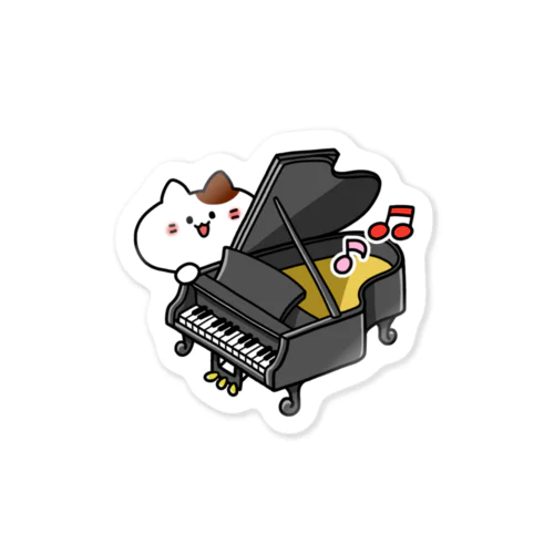 ピアノねこ Sticker