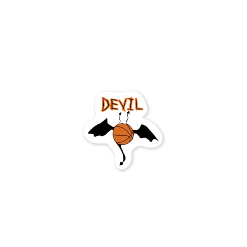 basket devil Sticker