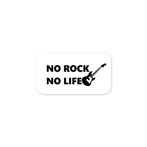 NO ROCK NO LIFE Sticker