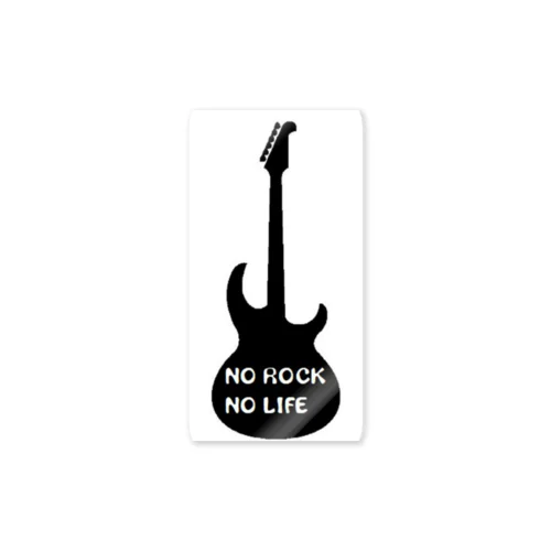 NO ROCK NO LIFE Sticker