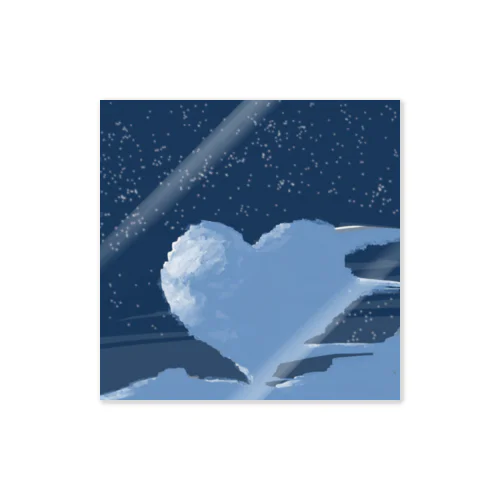 Heart cloud Sticker