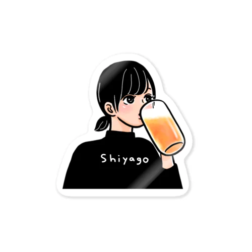 しやごデザイン Sticker