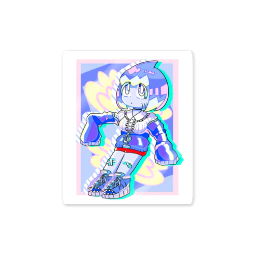 シャーク・シャク・シャークくん Sticker