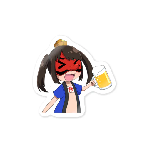 酒クズ妖怪てんぐちん Sticker