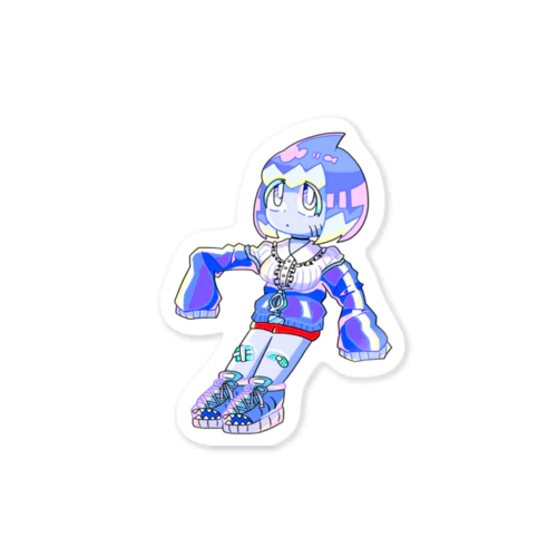 シャーク・シャク・シャークくん Sticker