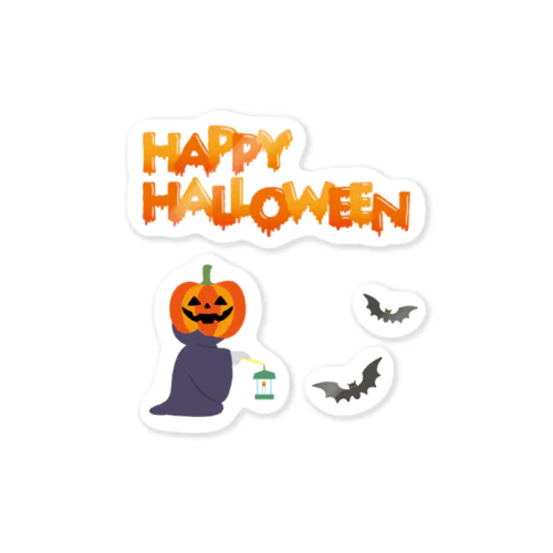 HAPPY HALLOWEEN_ジャックオランタン Sticker