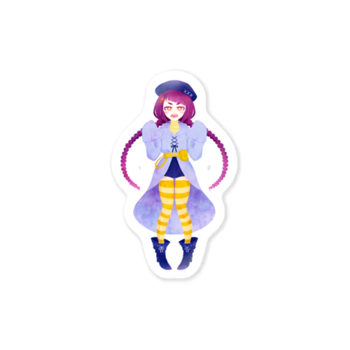 【しの】魔法少女ステッカー Sticker