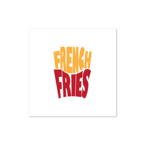 FRENCHFRIESロゴ ステッカー