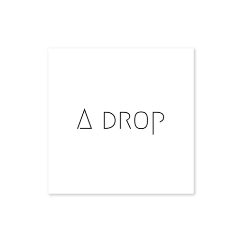 a drop Sticker