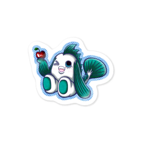 魚人ちゃん(りんご) Sticker