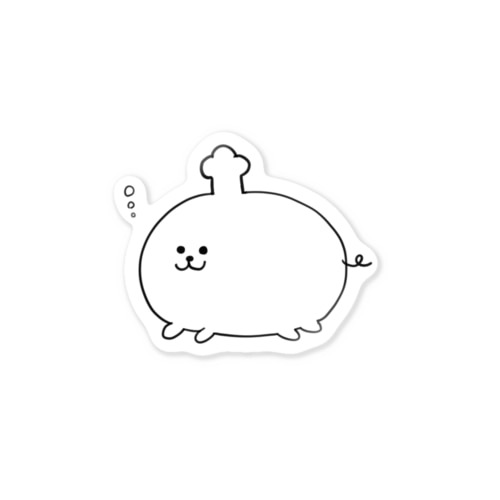 潜航するもちしお Sticker