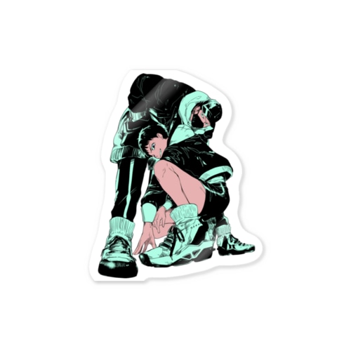 長男と末っ子 Sticker
